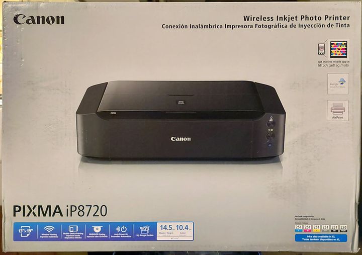 My New Canon PIXMA iP8720 My New Canon PIXMA iP8720