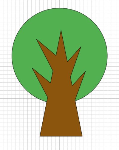 Playing with Shapes in Cricut Design Space: Cartoon Tree Playing with Shapes in Cricut Design Space: Cartoon Tree