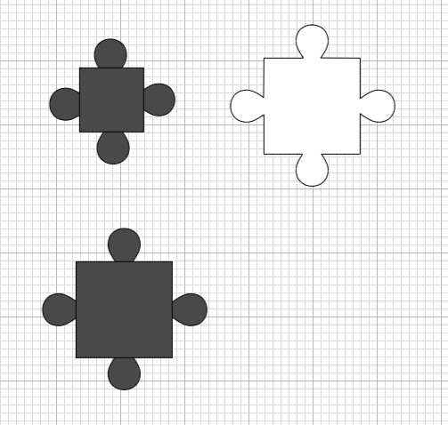 SVG Tuts | Playing with Simple Shapes in Cricut Design Space: Puzzle Piece