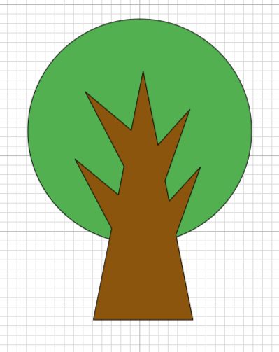 SVG Tuts | Playing with Shapes in Cricut Design Space: Cartoon Tree