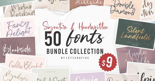 SVG Tuts | 50 Free Fonts from Creative Fabrica